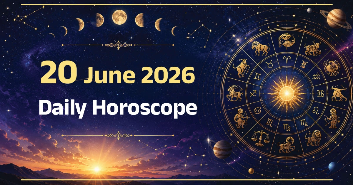 20 June, 2026 Daily Horoscope | All Zodiac Signs